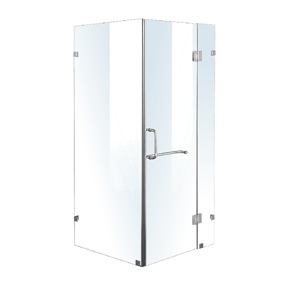 1000 x 800mm Frameless 10mm Glass Shower Screen By Della Francesca - John Cootes