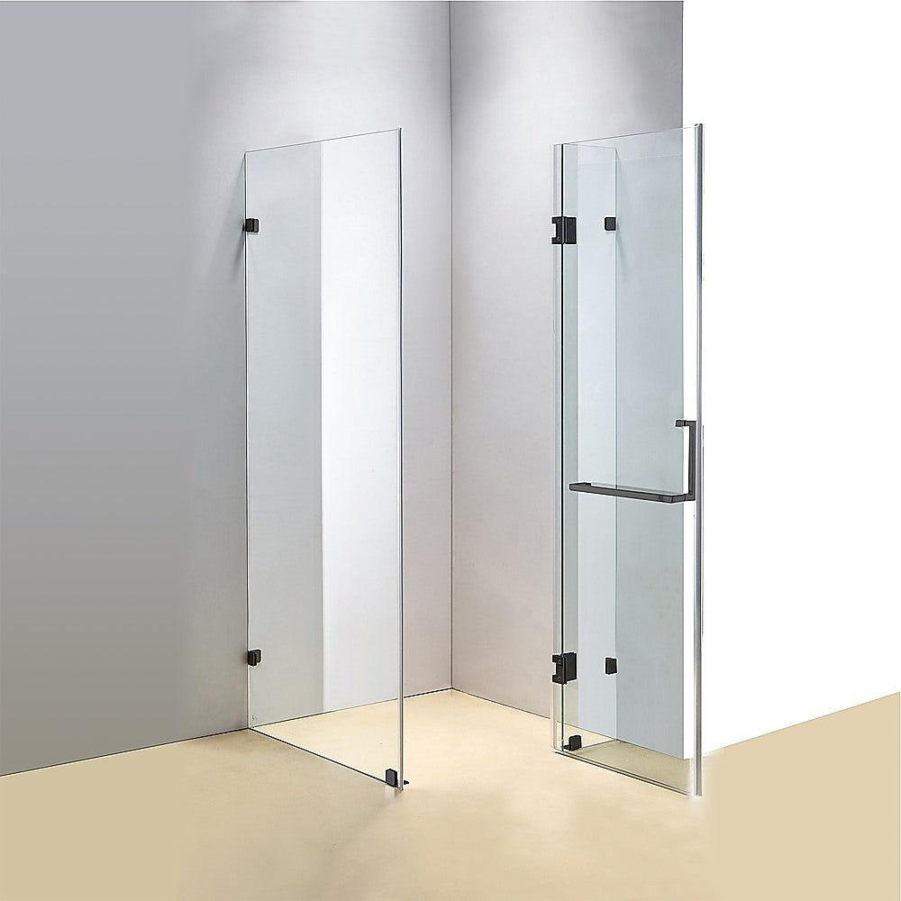 1000 x 900mm Frameless 10mm Glass Shower Screen By Della Francesca - John Cootes
