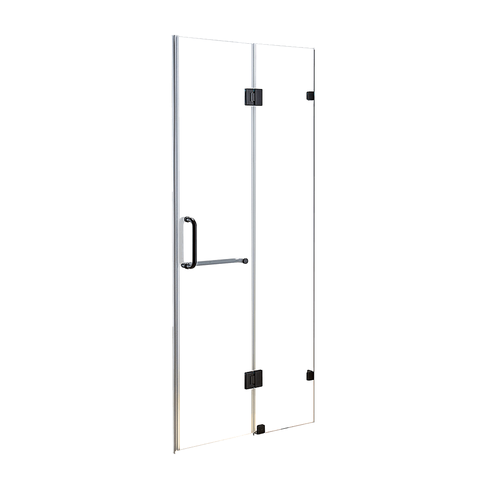 110 x 200cm Wall to Wall Frameless Shower Screen 10mm Glass By Della Francesca - John Cootes