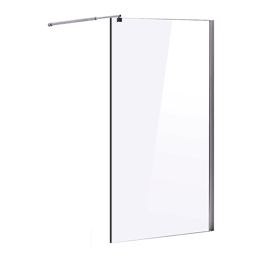 1100 x 2000mm Frameless 10mm Safety Glass Shower Screen - John Cootes