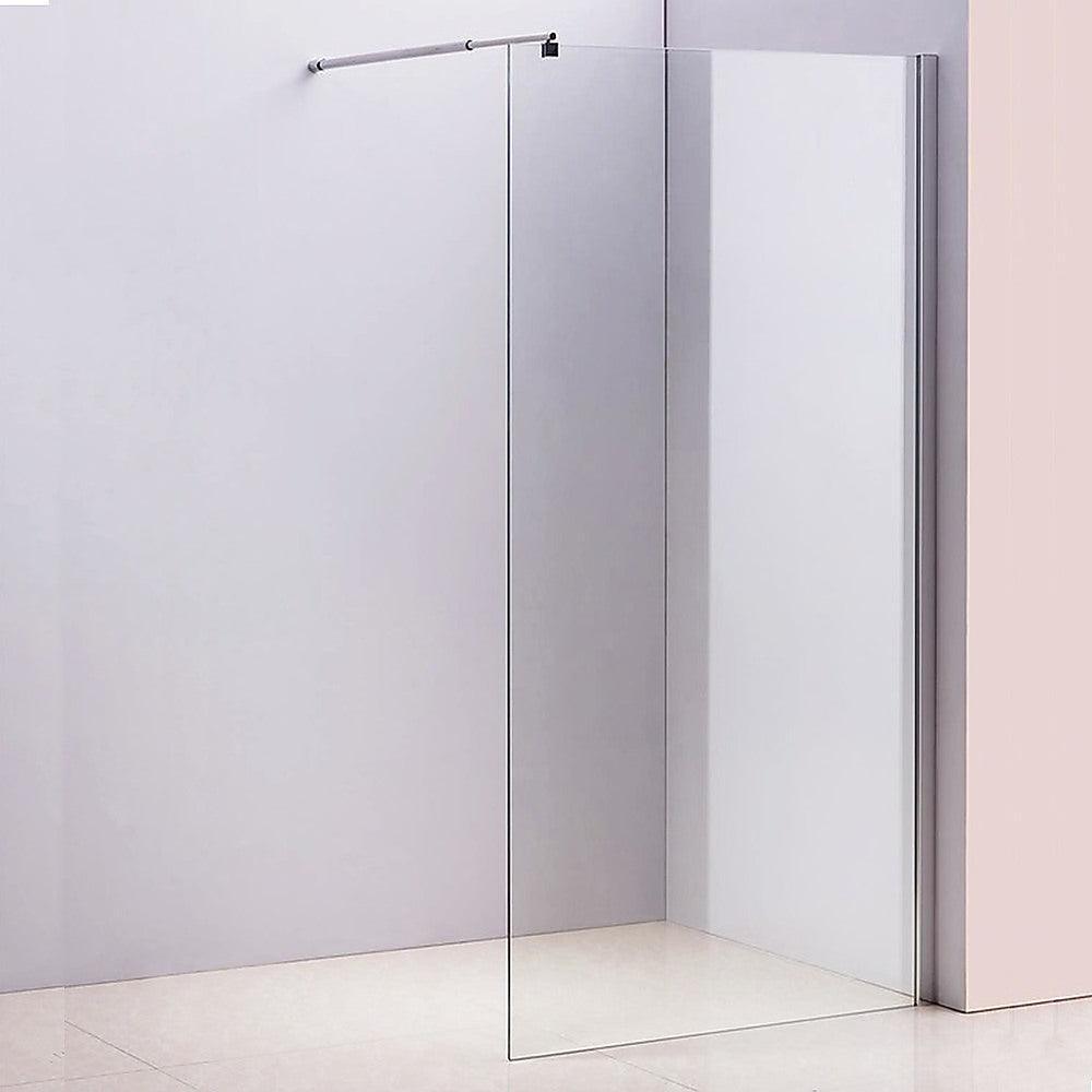 1100 x 2000mm Frameless 10mm Safety Glass Shower Screen - John Cootes