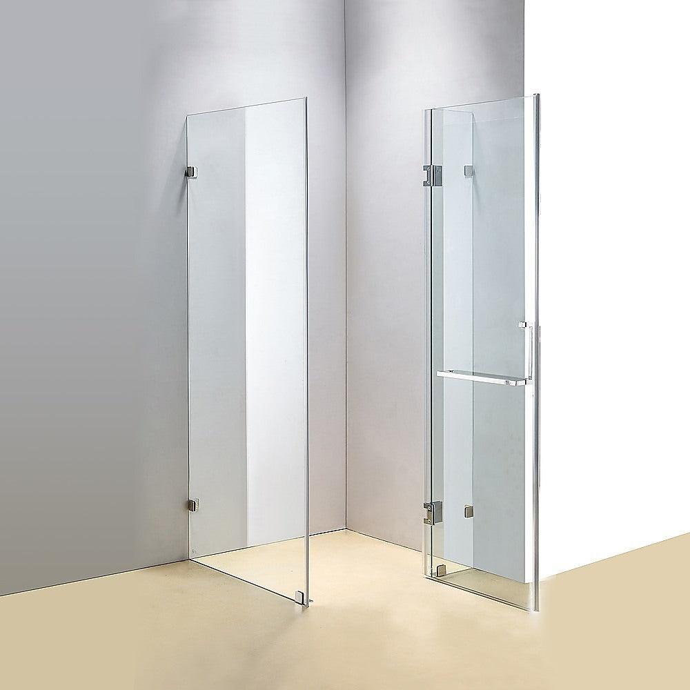 1200 x 700mm Frameless 10mm Glass Shower Screen By Della Francesca - John Cootes