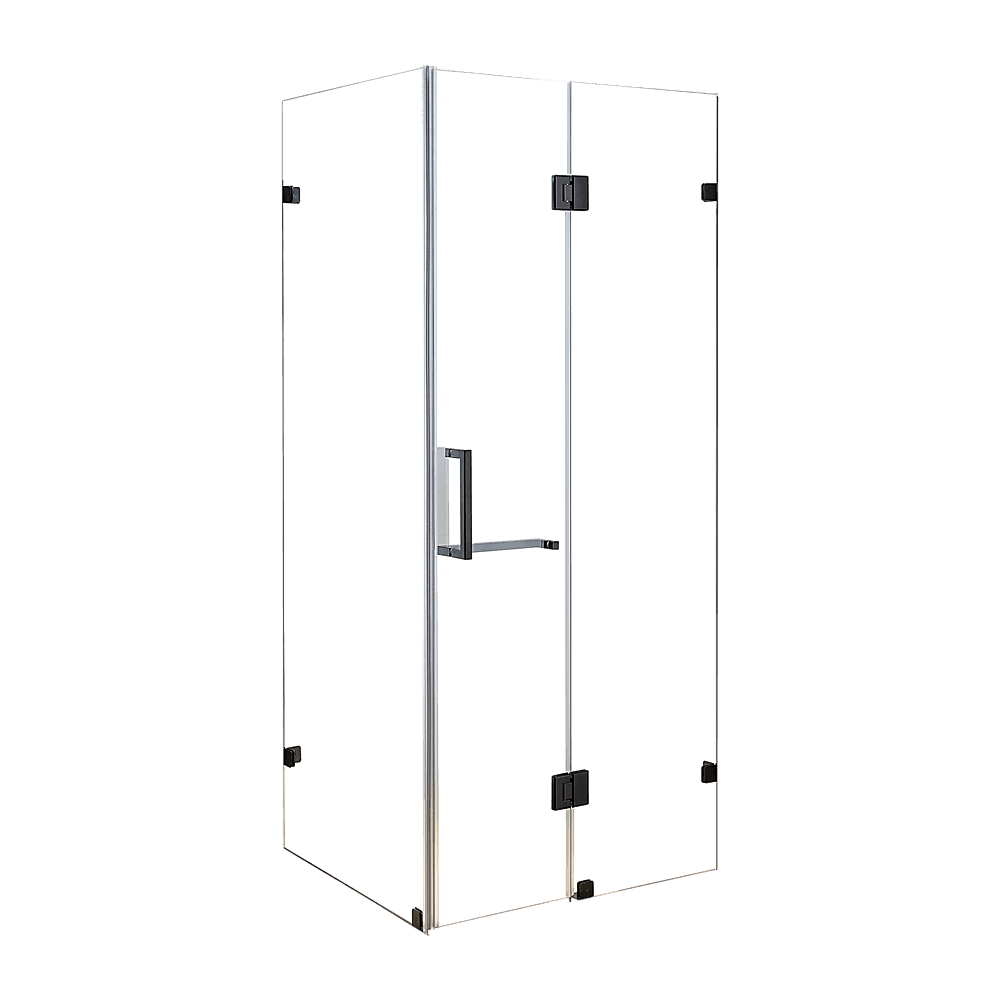 1200 x 800mm Frameless 10mm Glass Shower Screen By Della Francesca - John Cootes