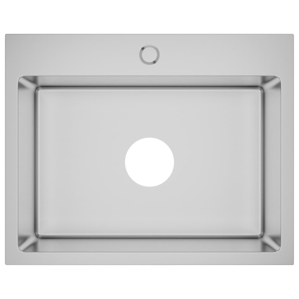 148760 Handmade Kitchen Sink Stainless Steel - John Cootes