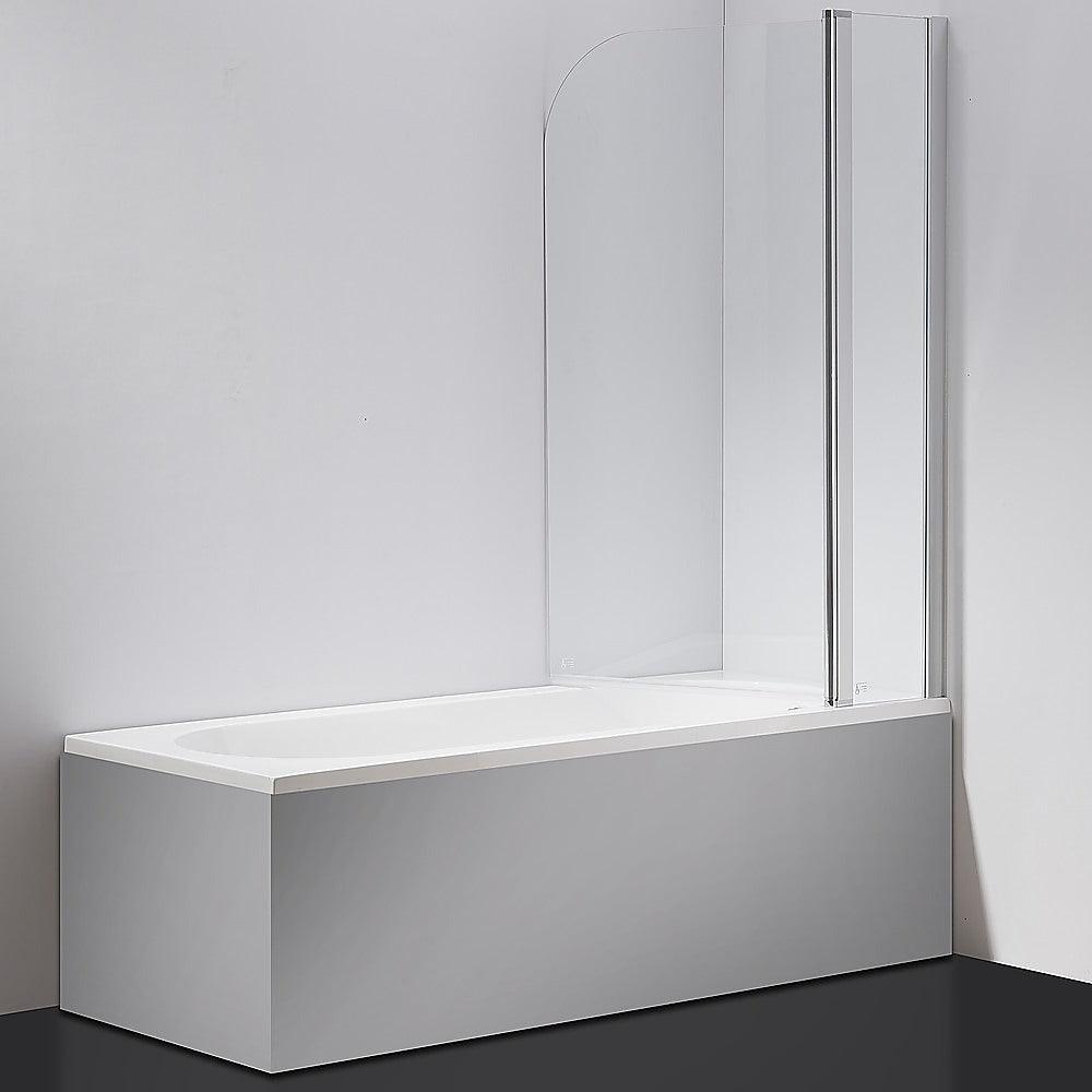 180° Pivot Door 6mm Safety Glass Bath Shower Screen 1200x1400mm By Della Francesca - John Cootes