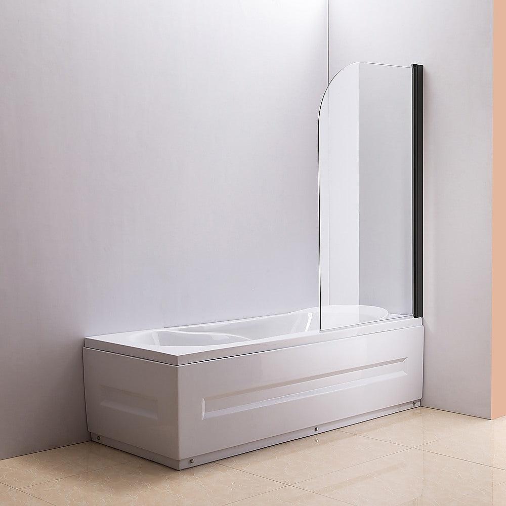 180° Pivot Door 6mm Safety Glass Bath Shower Screen 800x1400mm By Della Francesca - John Cootes