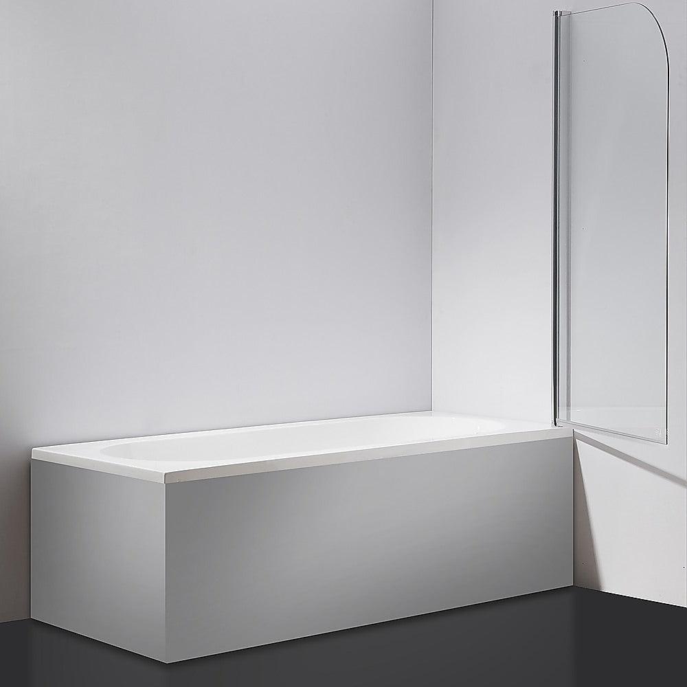 180° Pivot Door 6mm Safety Glass Bath Shower Screen 900x1400mm By Della Francesca - John Cootes