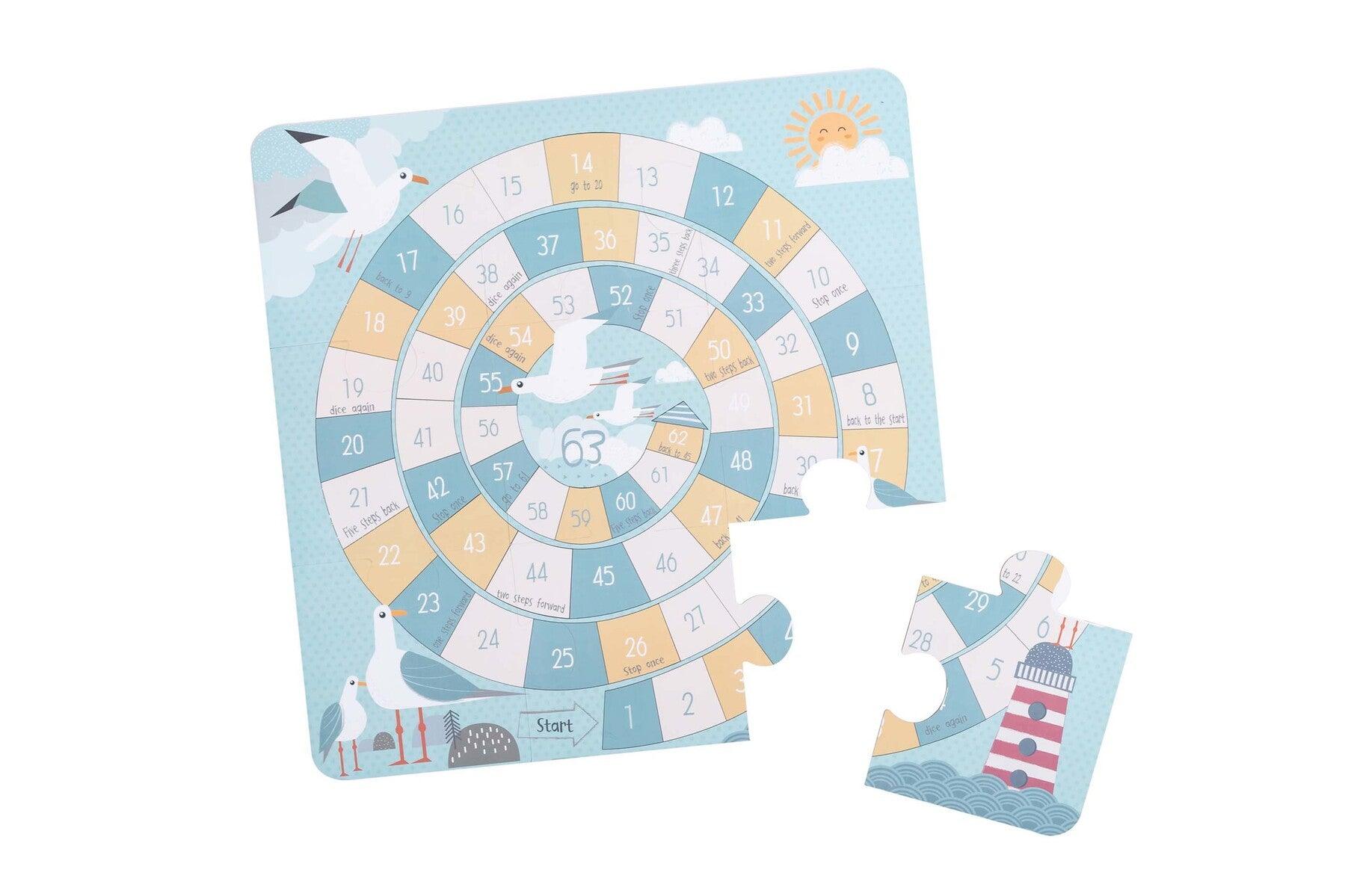 2 IN 1 GAME IN TIN BOX LUDO THE GAME OF GOOSE - John Cootes