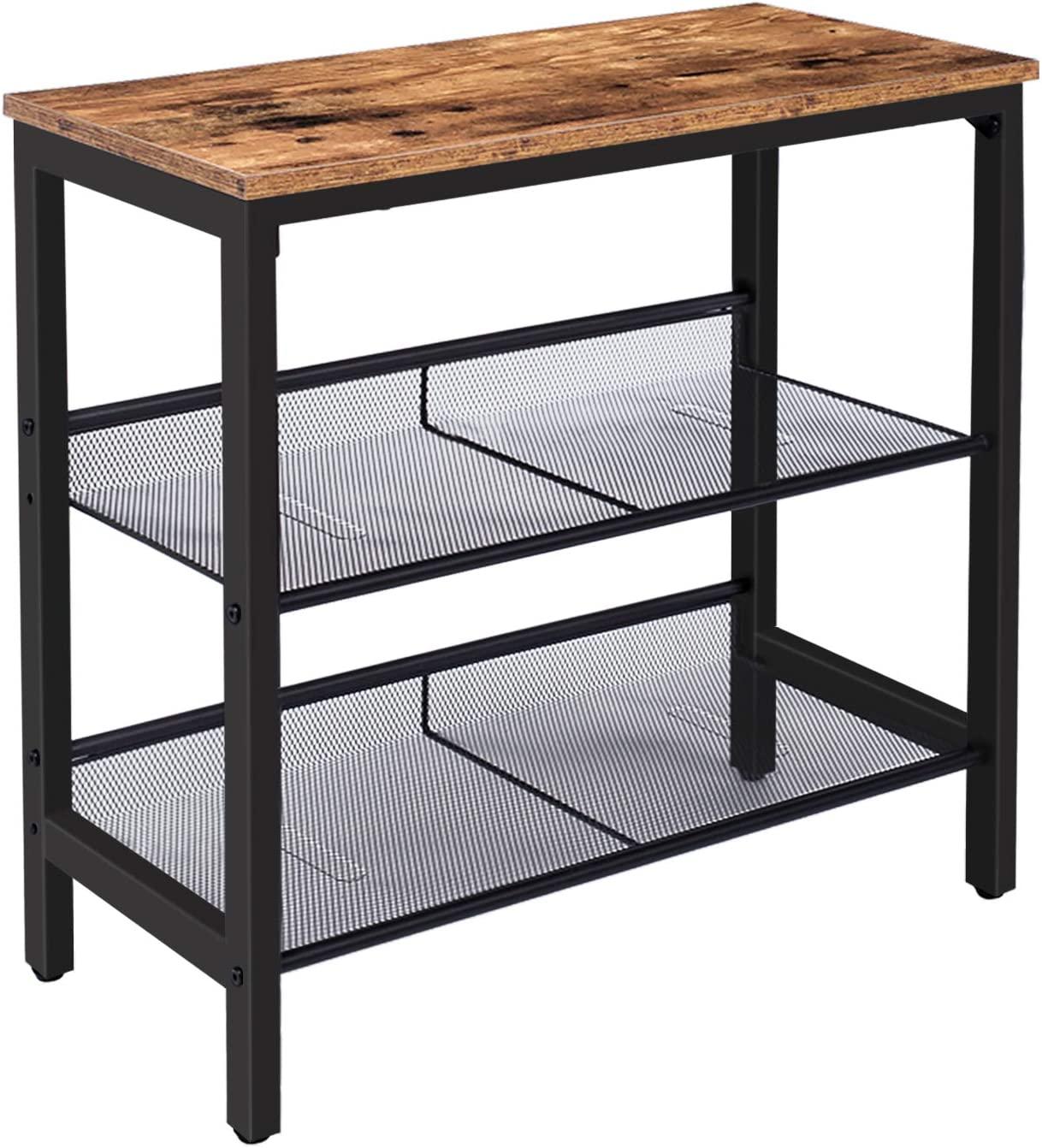 2-Tier Shoe Rack, Industrial Shoe Organizer Storage Bench - John Cootes
