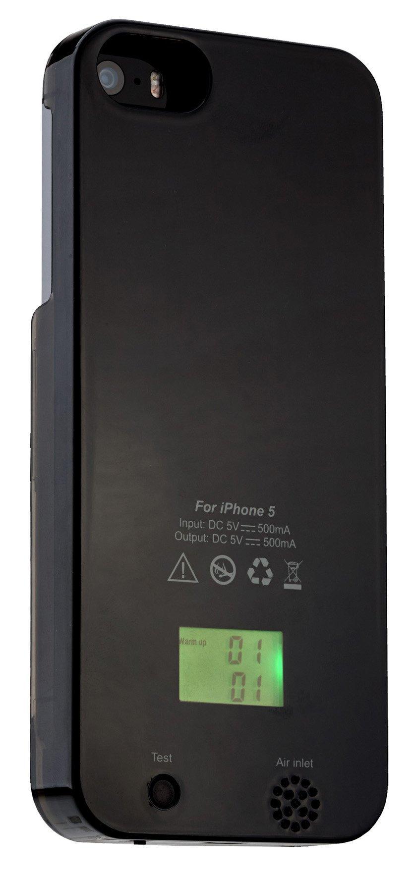 3 in 1 iPhone 5 Hard Cover 1800 mAh Powerbank and Digital Breath Analyser - John Cootes