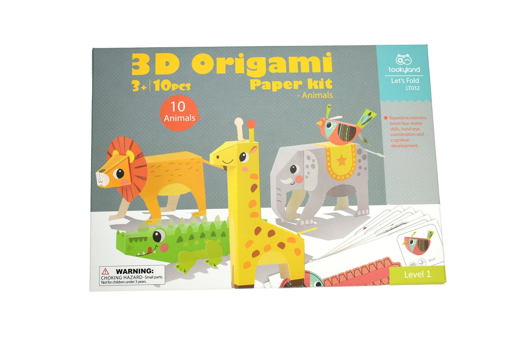 3D PAPER MODEL ANIMALS CRAFT KIT - John Cootes
