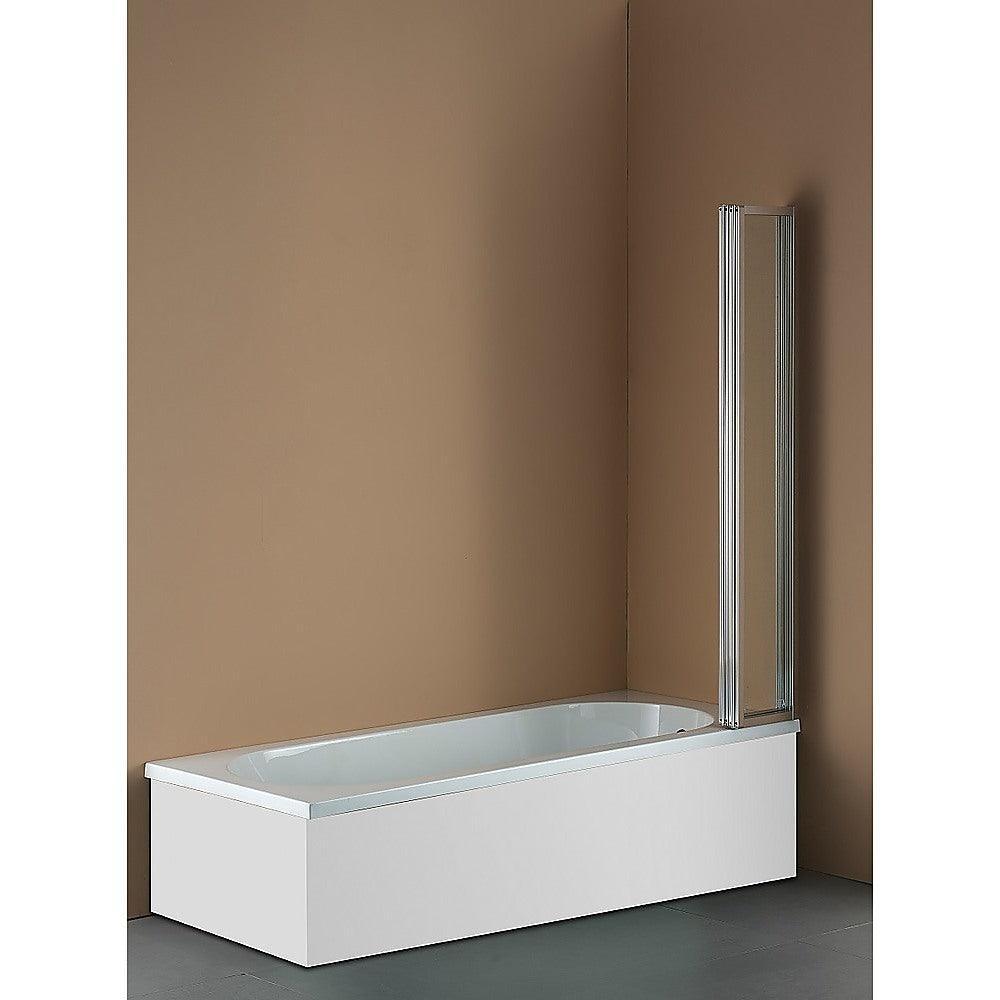 4 Fold Chrome Folding Bath Shower Screen Door Panel 1000 x 1400mm - John Cootes