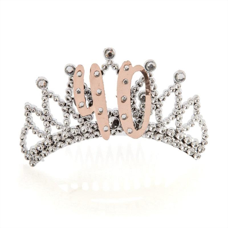40th Rose Gold and Silver Tiara - John Cootes