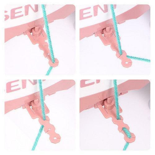 48 Needles DIY Knitting Machine Weaving Swift Yarn Fiber String Ball Wool Winder - John Cootes