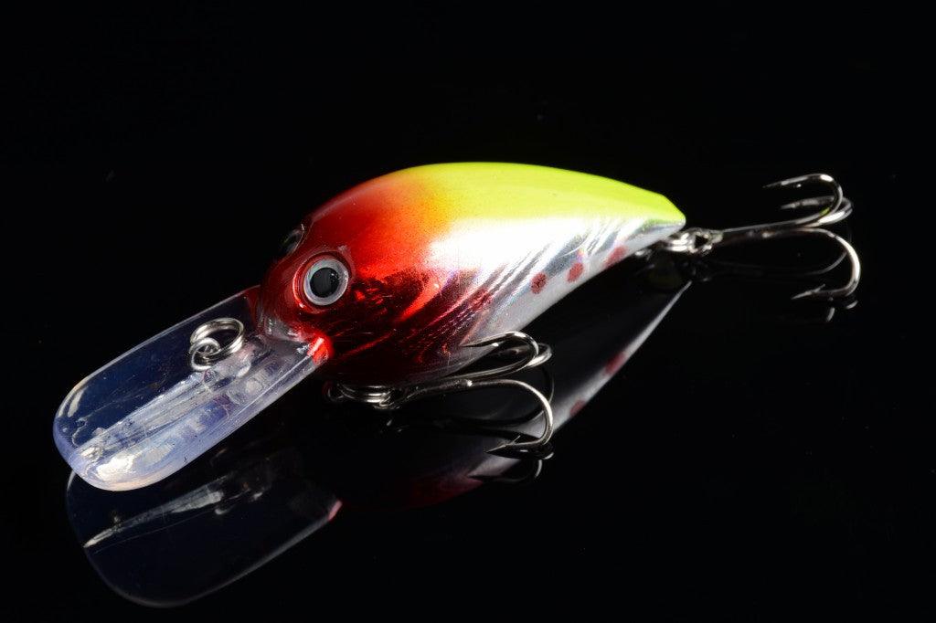 4x 7.3cm Popper Crank Bait Fishing Lure Lures Surface Tackle Saltwater - John Cootes