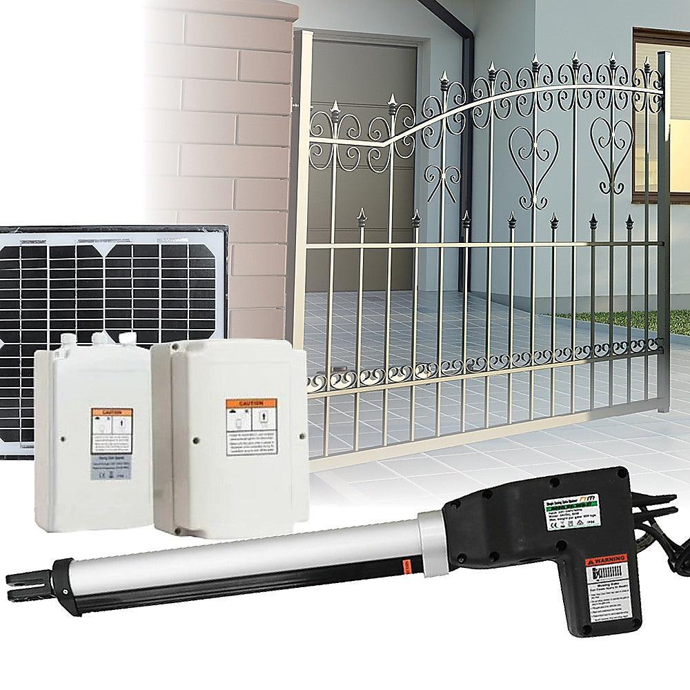500KG 10W Solar Single Swing Auto Motor Remote Gate Opener - John Cootes