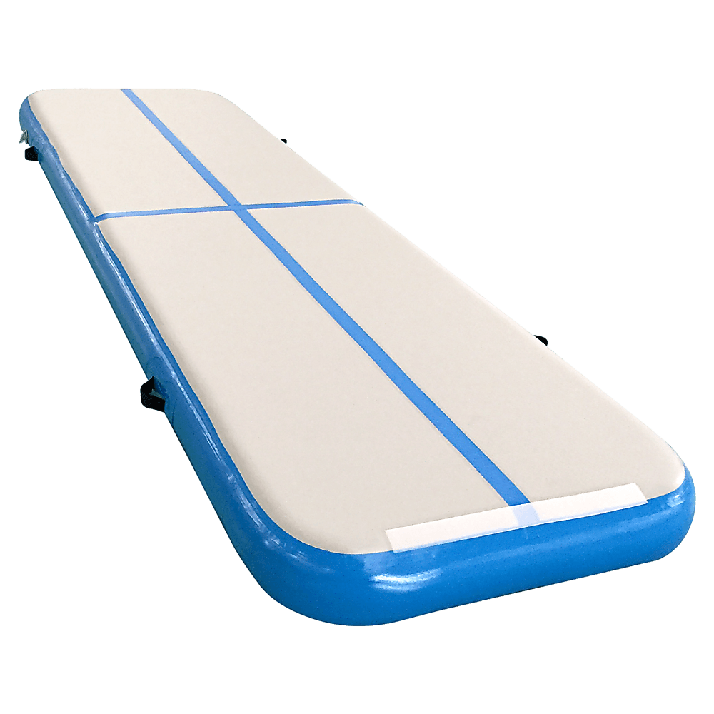 5m Inflatable Air Track Gym Mat Airtrack Tumbling Gymnastics Tumbling with Pump - John Cootes
