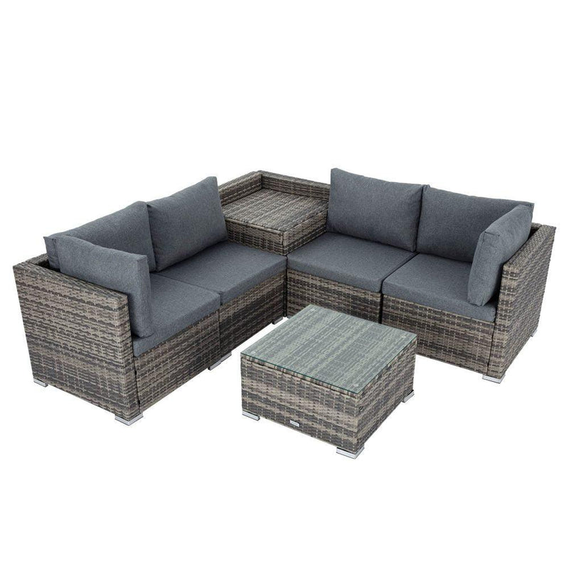 6PCS Outdoor Modular Lounge Sofa Coogee &