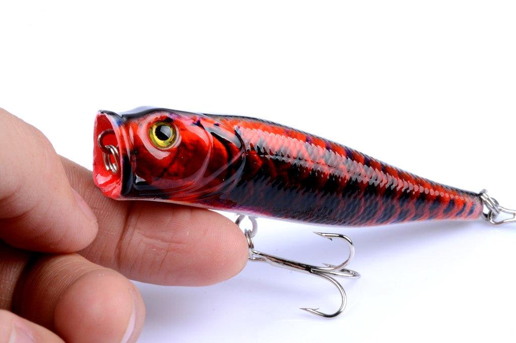 6X 9cm Popper Poppers Fishing Lure Lures Surface Tackle Fresh Saltwater - John Cootes