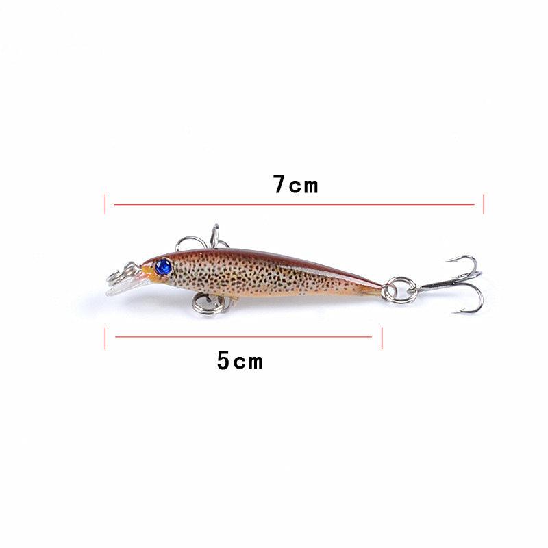 6x Popper Poppers 5cm Minnow Fishing Lure Lures Surface Tackle Fresh Saltwater - John Cootes