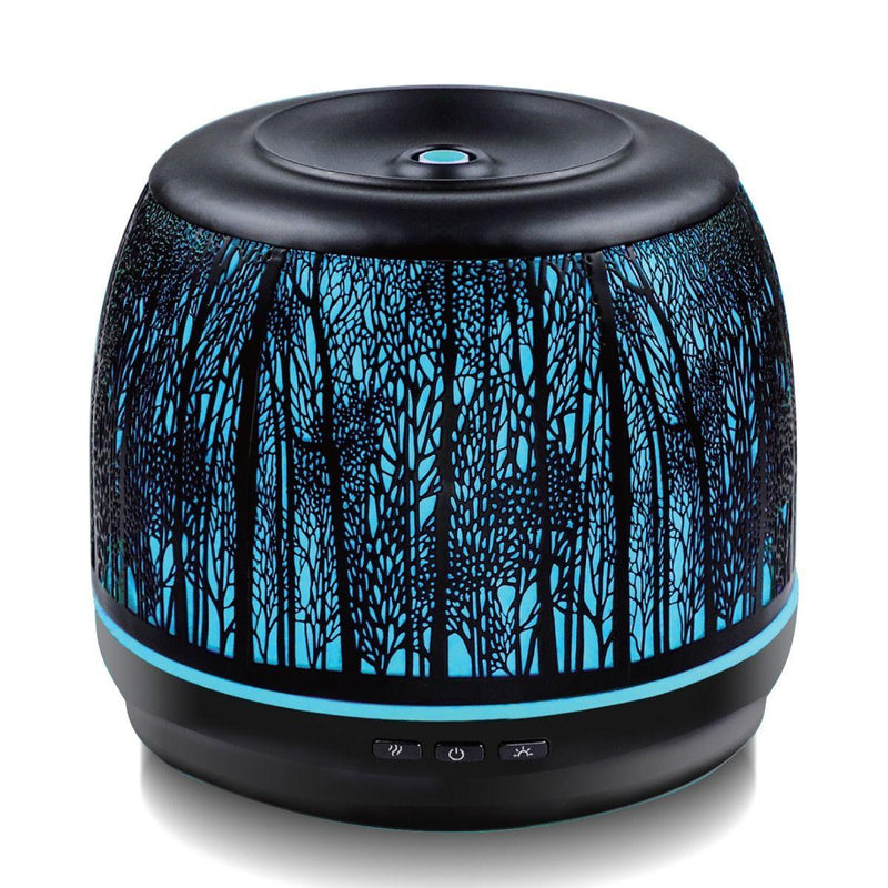 activiva 500ml Metal Essential Oil and Aroma Diffuser-Black - John Cootes