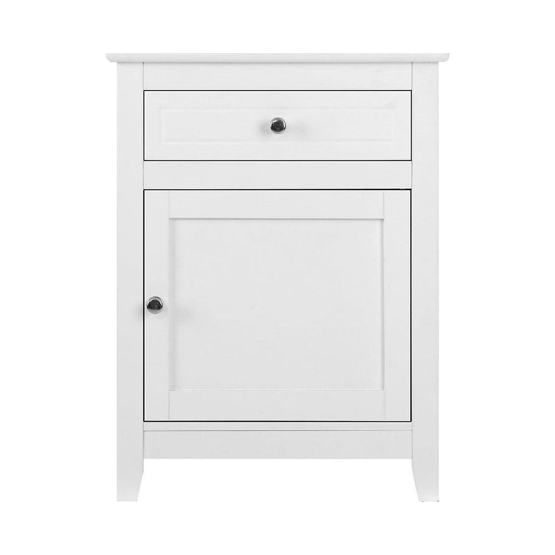 Artiss Bedside Tables Big Storage Drawers Cabinet Nightstand Lamp Chest White - John Cootes