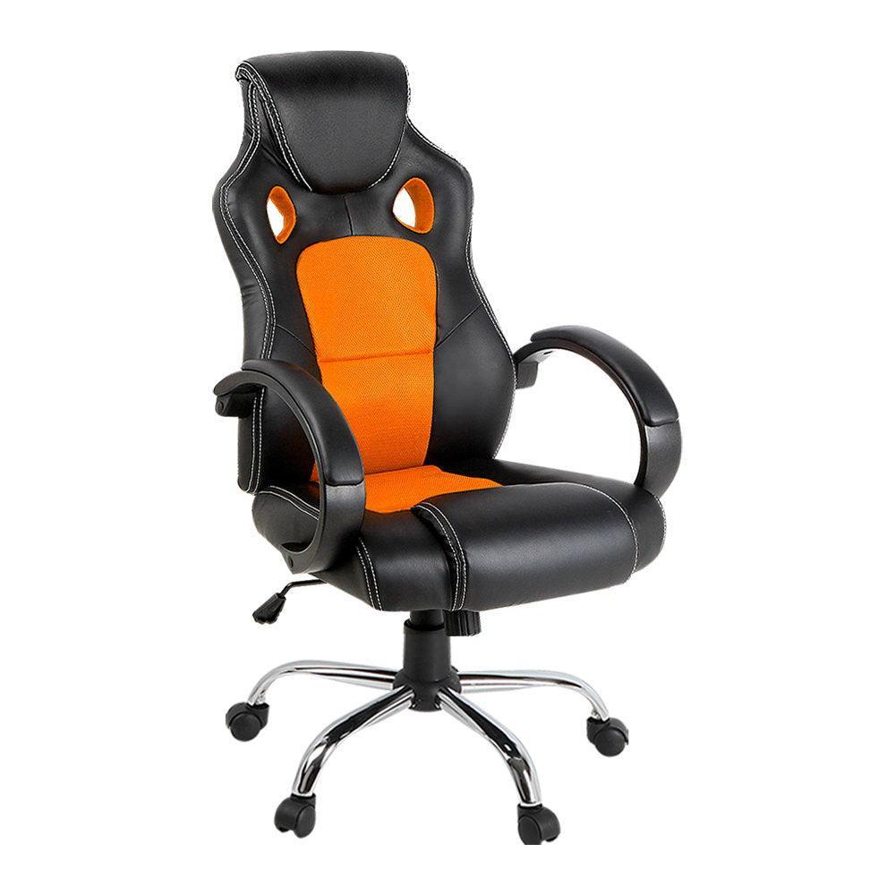 Ergonomic Chairs Black And Orange Gaming Chair Artiss Gaming Chair