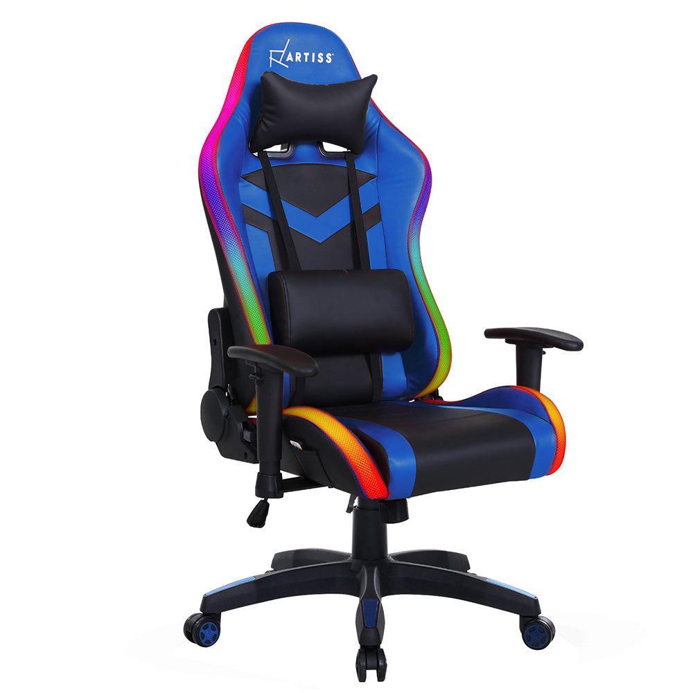 Artiss Gaming Office Chair RGB LED Lights Computer Desk Chair Home Wor