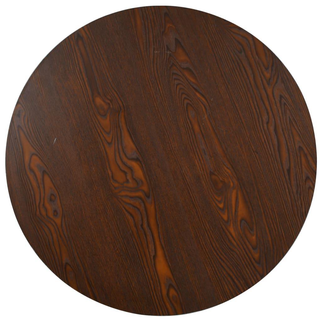 Bistro Table Dark Brown 80 Cm Mdf - John Cootes