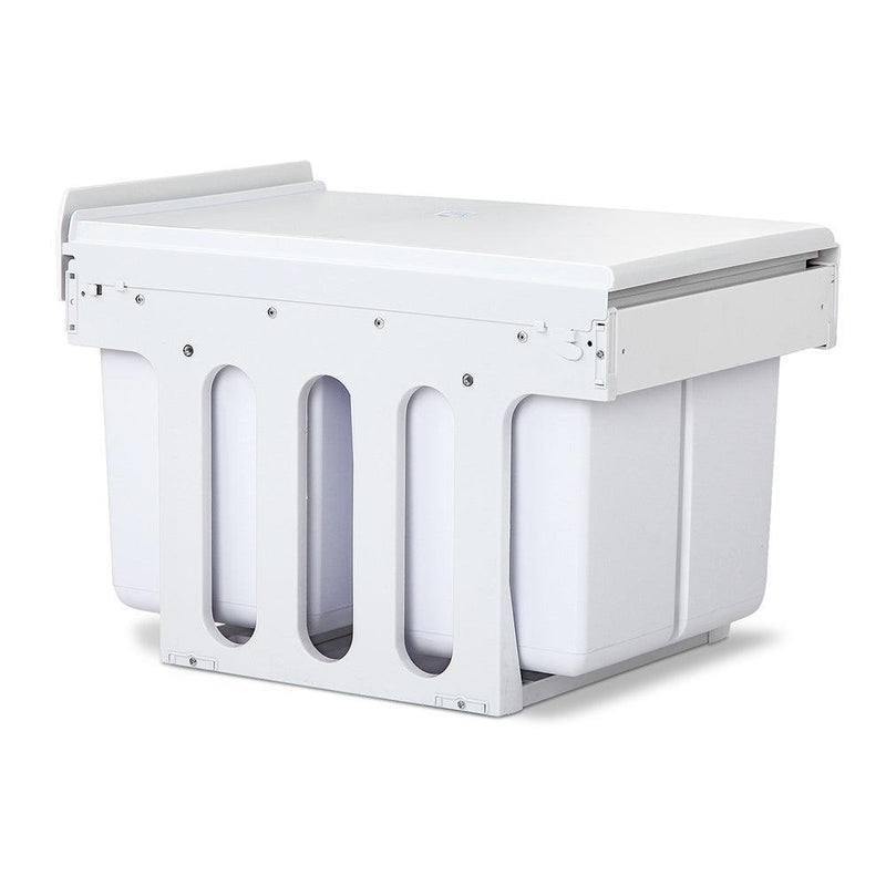 Cefito 2x15L Pull Out Bin - White - John Cootes