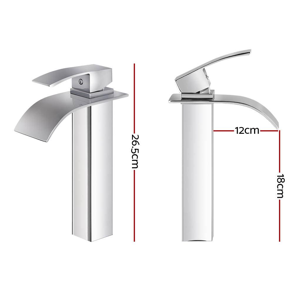 Cefito Basin Mixer Tap - Silver - John Cootes