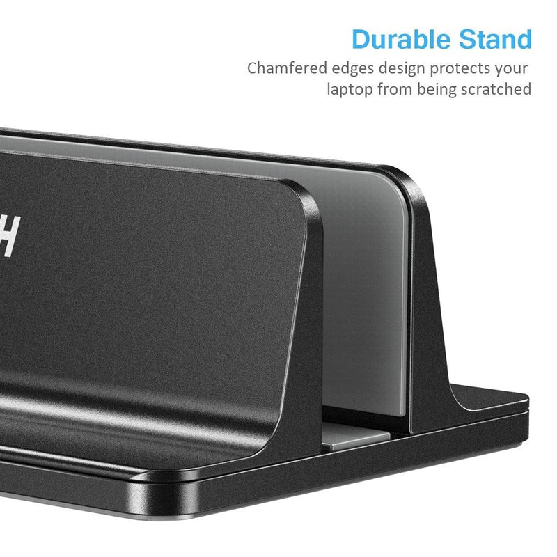 CHOETECH H038-BK Desktop Aluminum Stand With Adjustable Dock Size for Laptops and Tablets - John Cootes