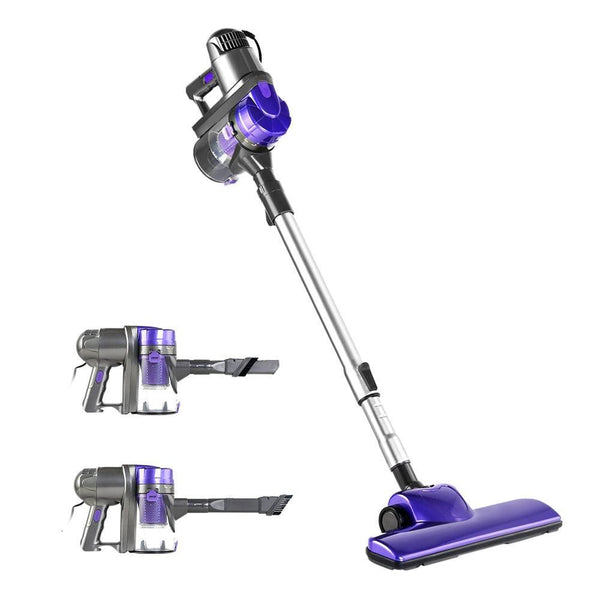 Devanti Corded Handheld Bagless Vacuum Cleaner - Purple and Silver - John Cootes