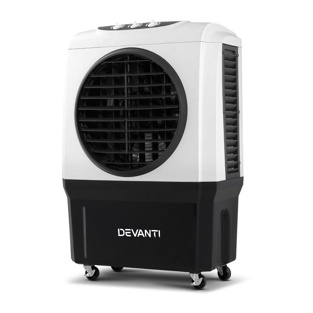 Devanti Evaporative Air Cooler Industrial Commercial Portable Water Fan Workshop - John Cootes