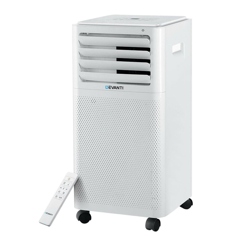 Devanti Portable Air Conditioner Window Kit Cooling Mobile Fan 9000BTU 2500W - John Cootes