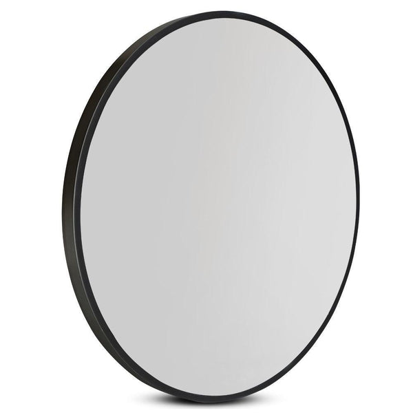Embellir Round Wall Mirror 50cm Makeup Bathroom Mirror Frameless - John Cootes