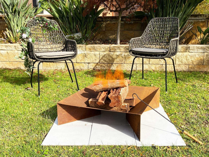 Firepit with Ash Tray with 0.11 Mild Steel" - John Cootes