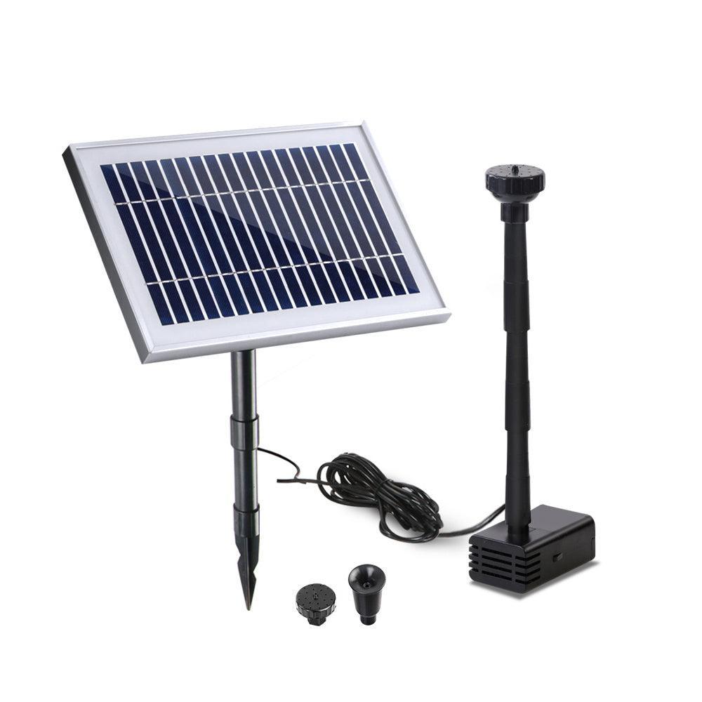 Gardeon Solar Pond Pump Powered Water Outdoor Submersible Fountains Filter 4.6FT - John Cootes