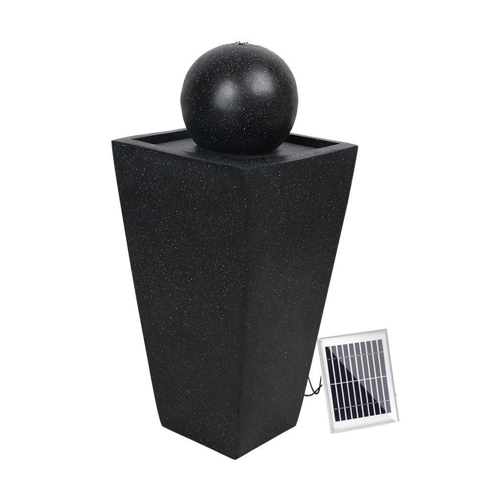 Gardeon Solar Powered Water Fountain - Black - John Cootes