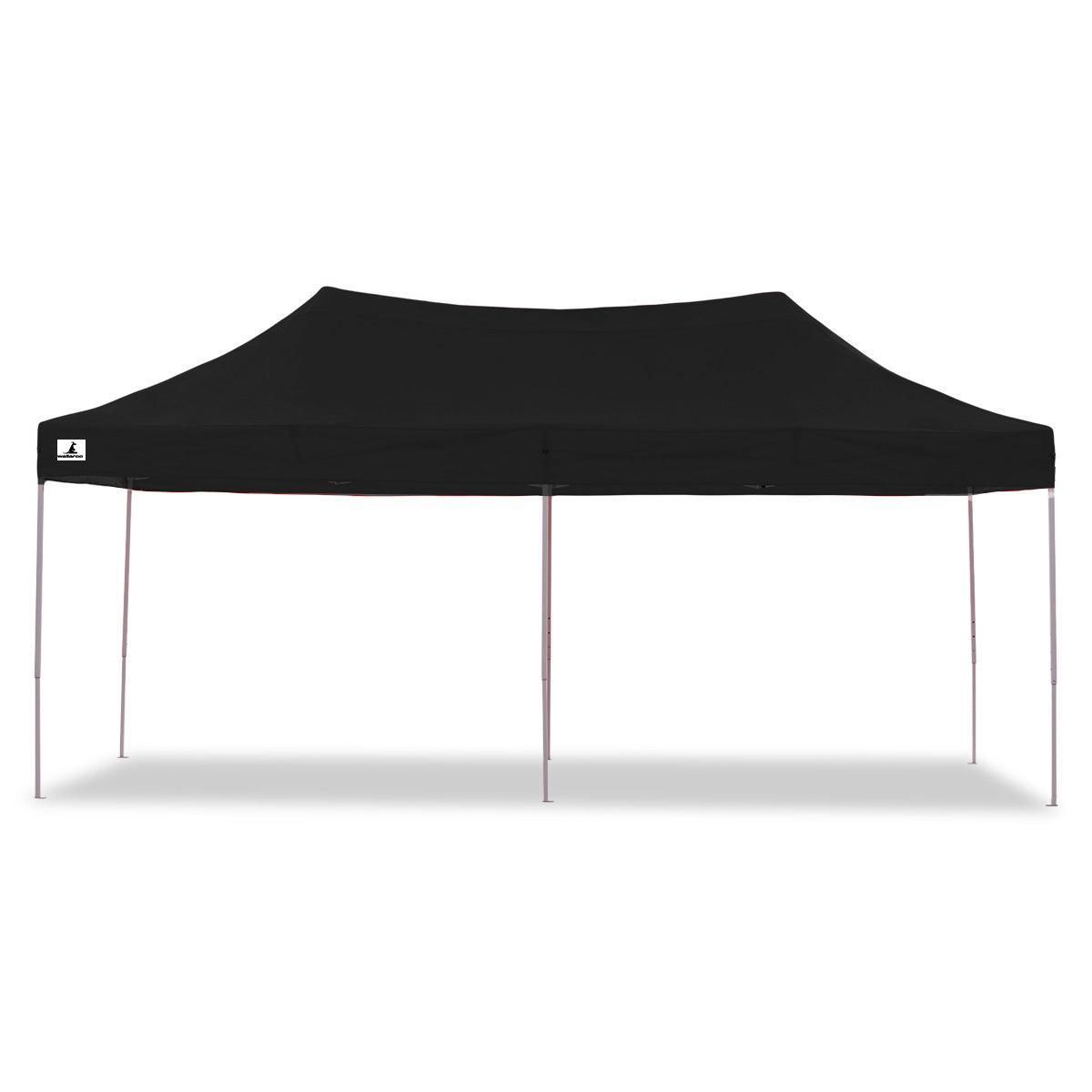 Gazebo Tent Marquee 3x6m PopUp Outdoor Wallaroo Black - John Cootes