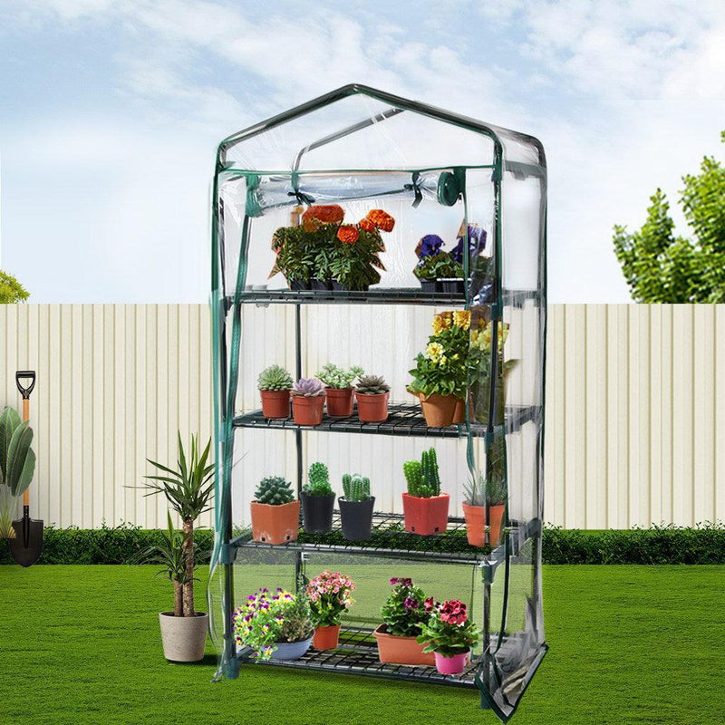 Greenfingers Greenhouse Garden Shed Tunnel Plant Green House Storage Plant Lawn - John Cootes