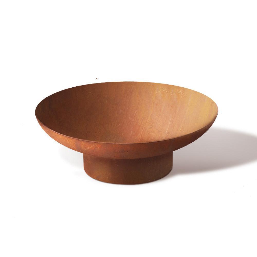 Grillz Fire Pit Charcoal Vintage Campfire Burner Rust Outdoor Steel Bowl 70CM - John Cootes