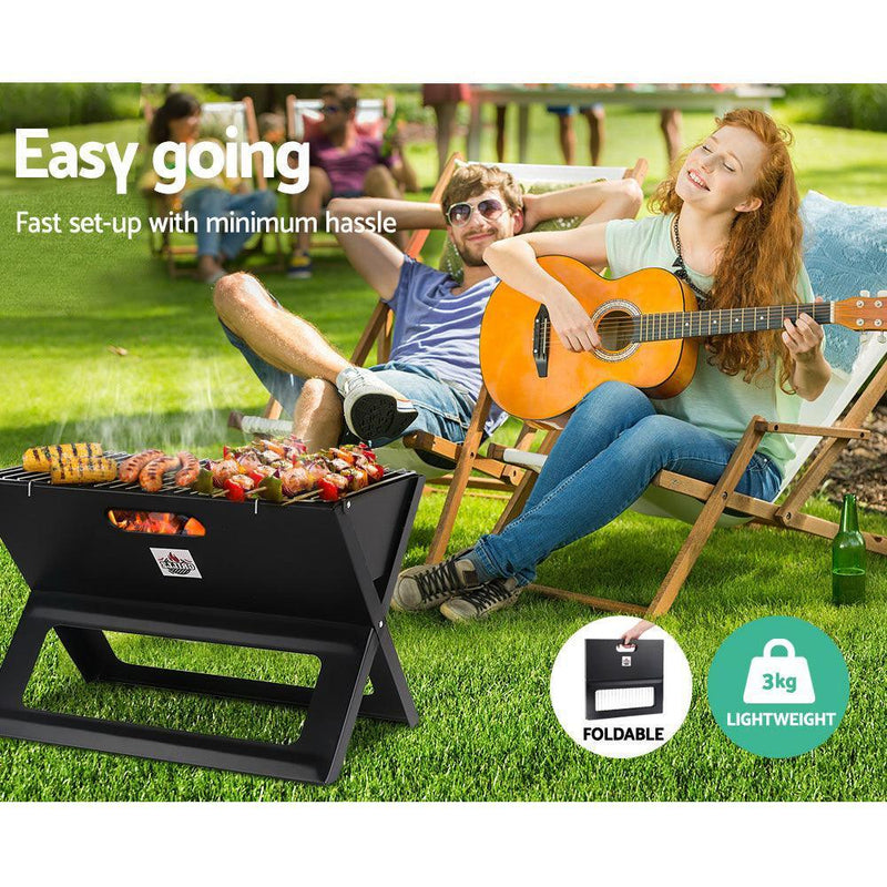 Grillz Notebook Portable Charcoal BBQ Grill - John Cootes