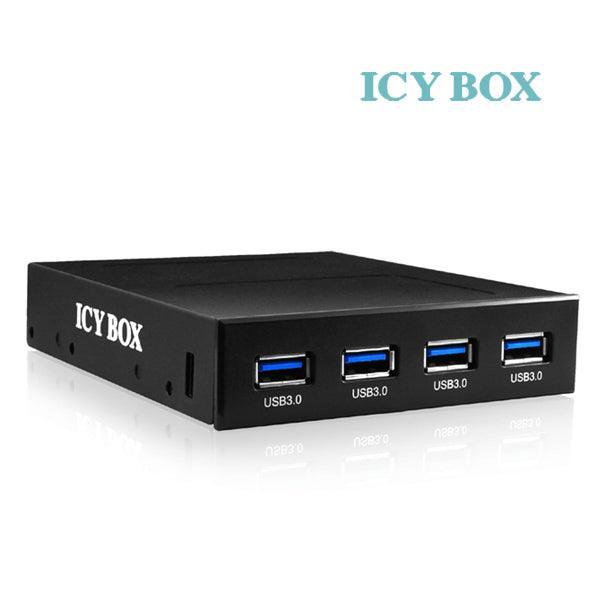 ICY BOX 3.5'' Front Adapter with 4x USB 3.0 interface (IB-866) - John Cootes