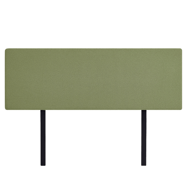 Linen Fabric King Bed Deluxe Headboard Bedhead - Olive Green - John Cootes