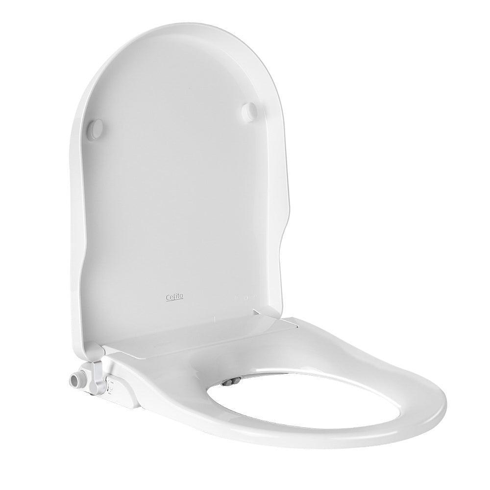 Non Electric Bidet Toilet Seat Bathroom - White - John Cootes