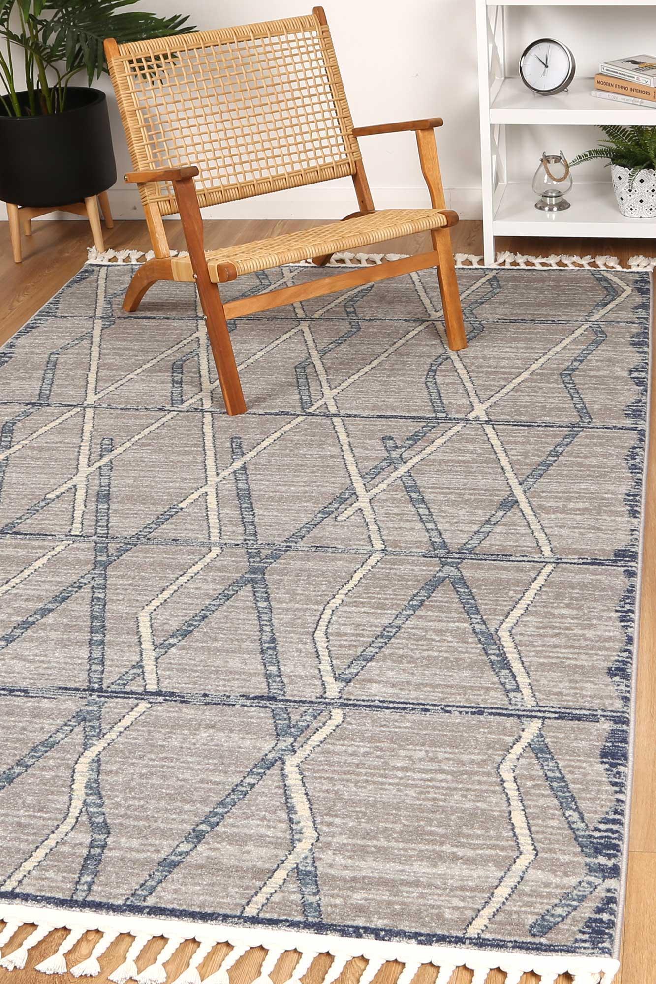 Pasto Victor Grey Rug 200x290cm - John Cootes