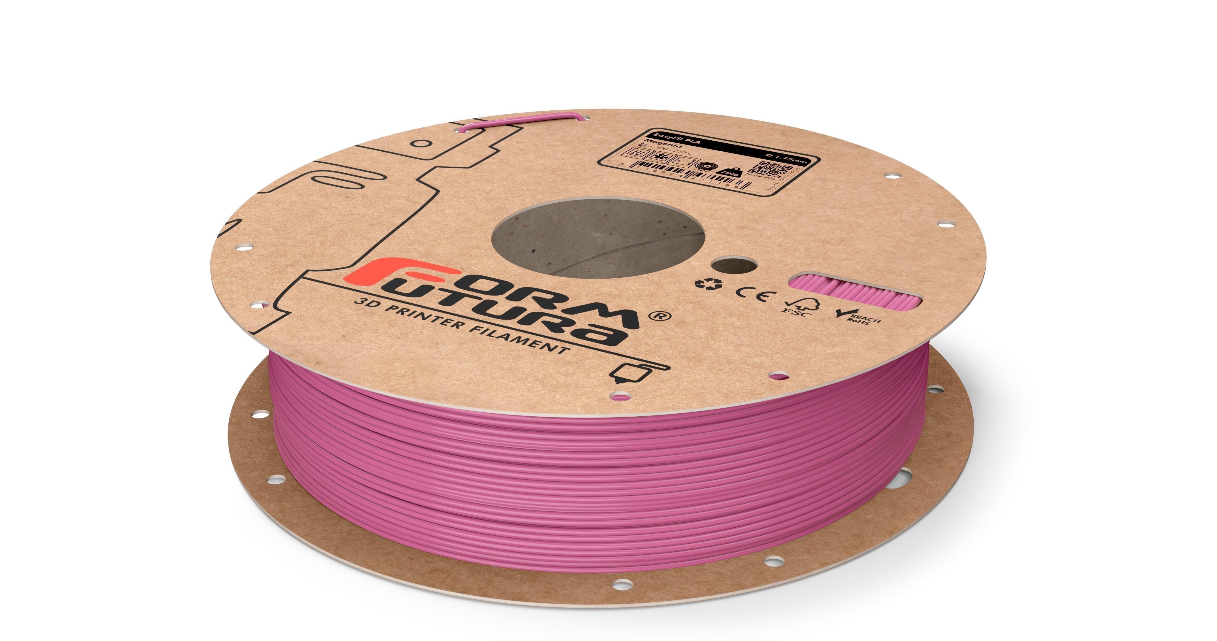 PLA Filament EasyFil PLA 1.75mm Magenta 750 gram 3D Printer Filament - John Cootes