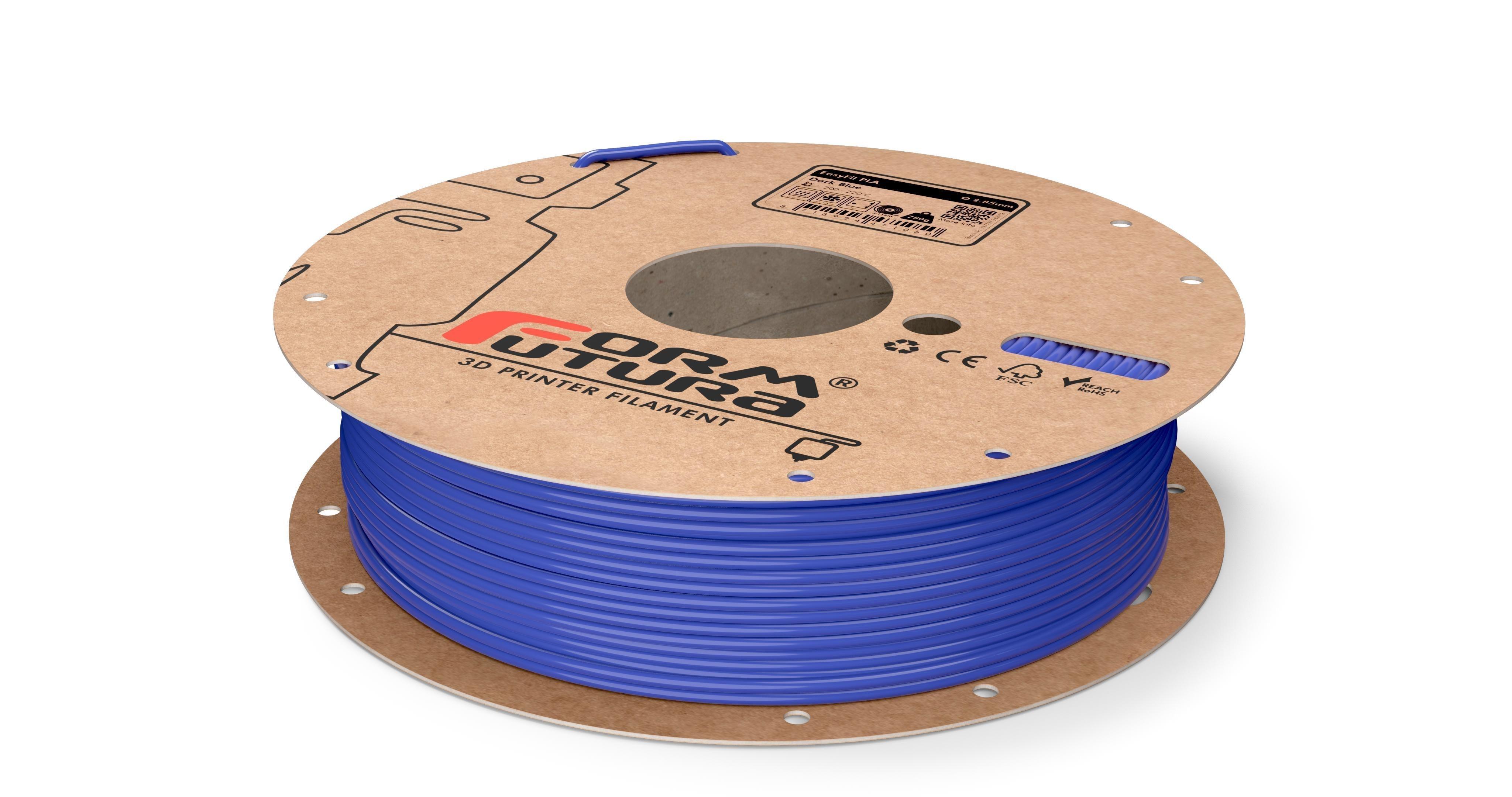 PLA Filament EasyFil PLA 2.85mm Dark Blue 750 gram 3D Printer Filament - John Cootes