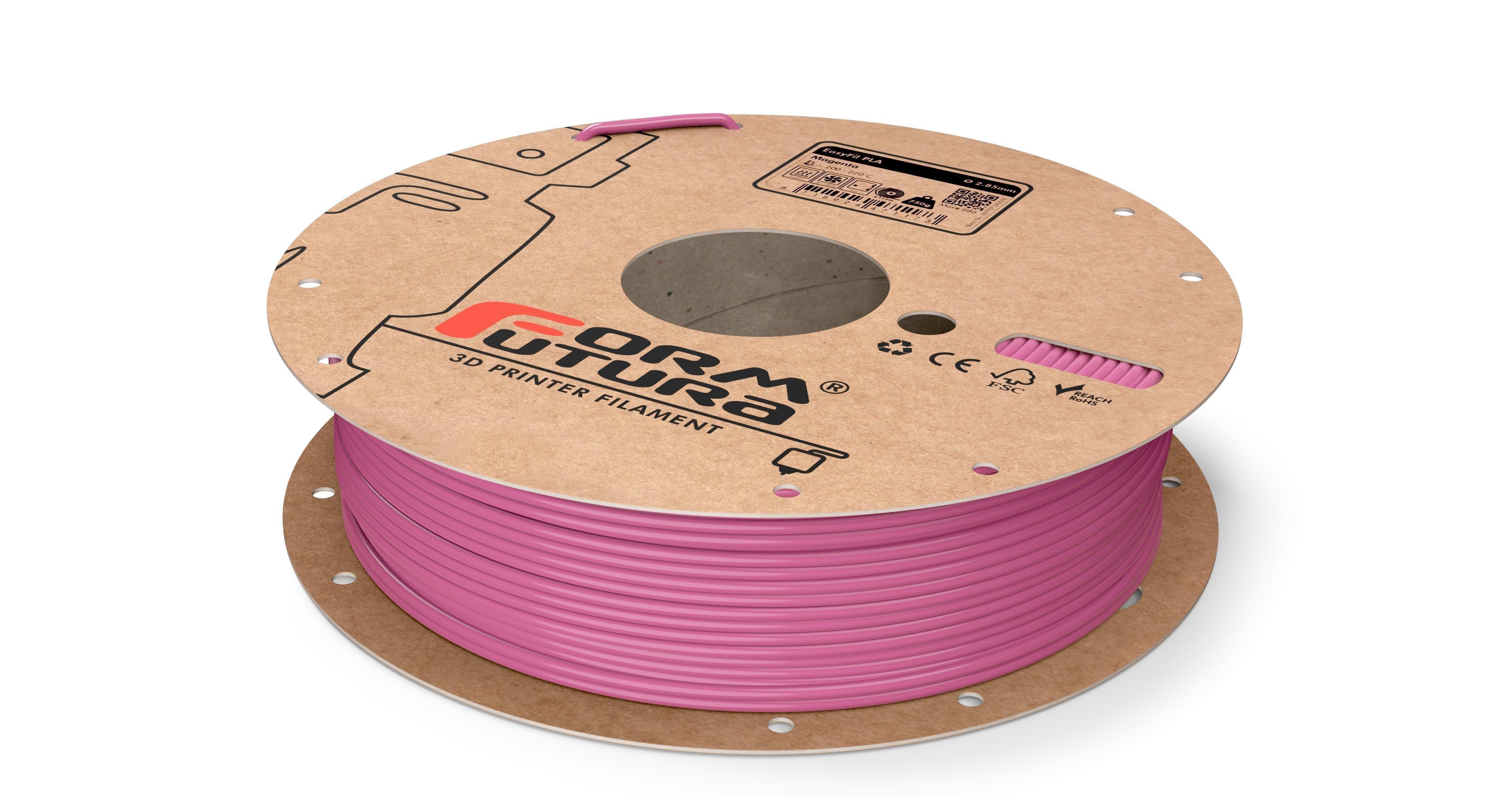 PLA Filament EasyFil PLA 2.85mm Magenta 750 gram 3D Printer Filament - John Cootes